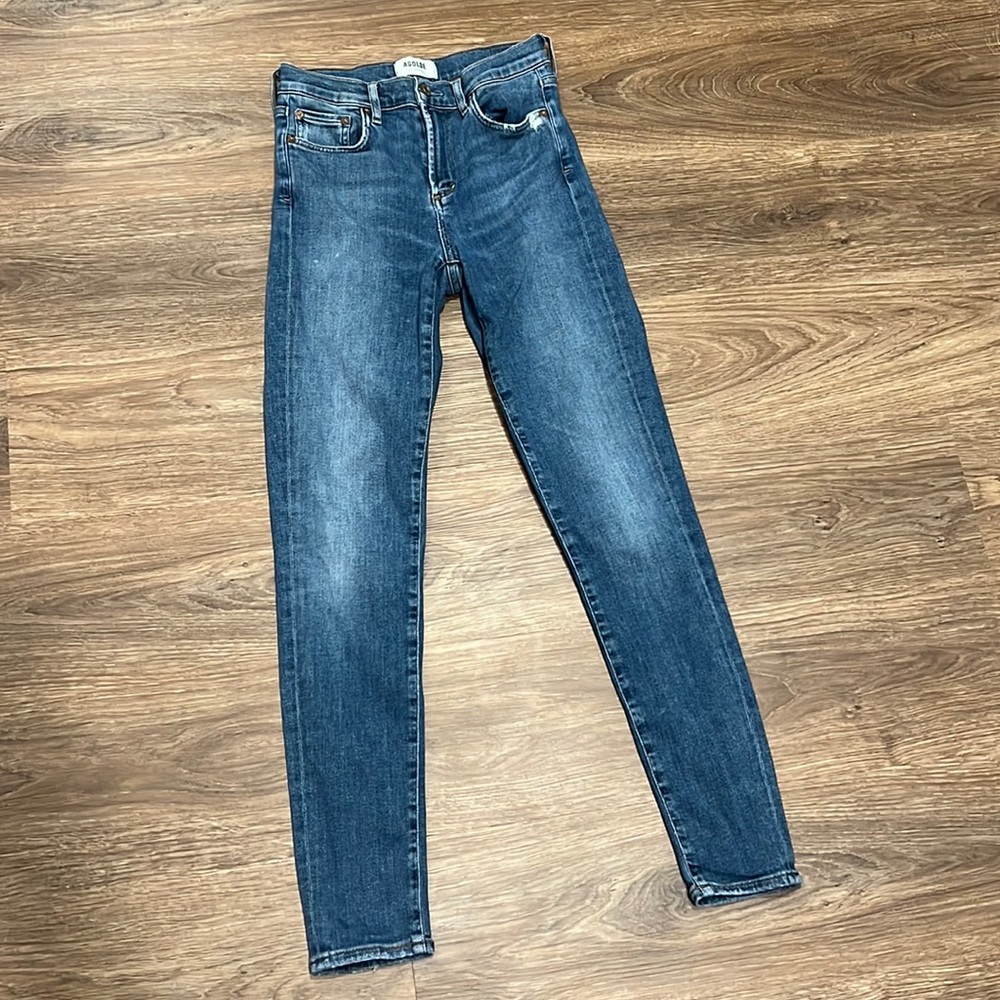 AGOLDE Sophie Mid-Rise Skinny Jeans – Size 25